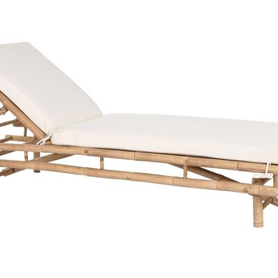 Bamboo Cotton Lounger 211X75X36 With Cushion MB210805
