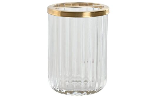 Vaso Cristal 7,5X7,5X10 Transparente PB211690