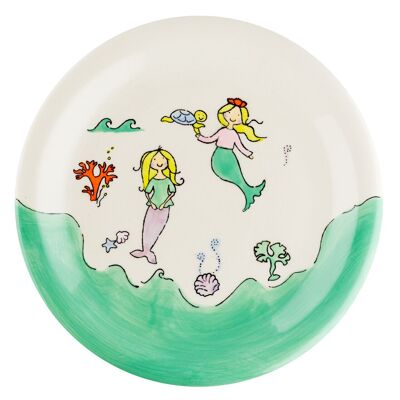 Plate Magic Sea - ceramic tableware - hand painted
