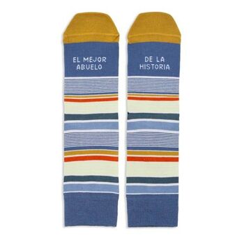 Chaussettes "Le meilleur grand-père de tous les temps" taille 42-46 2