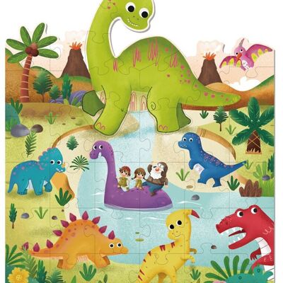 Le joli puzzle de dinosaure