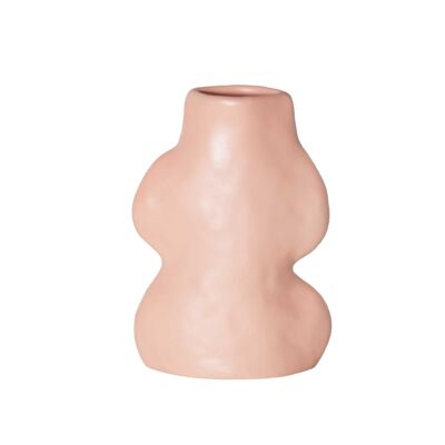 Fluxo Keramikvase – klein, rosa