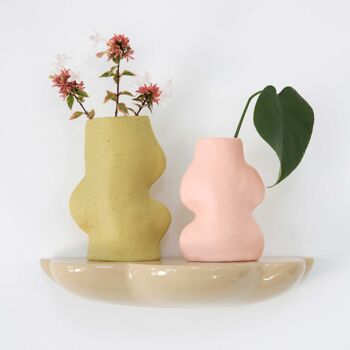 Vase en Céramique Fluxo - Petit Rose 2