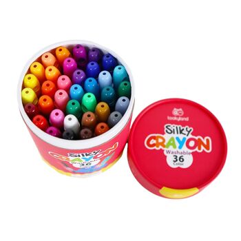 Crayons lavables soyeux - 36 couleurs 8