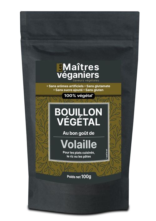 Bouillon végétal - Volaille - Sachet 100g