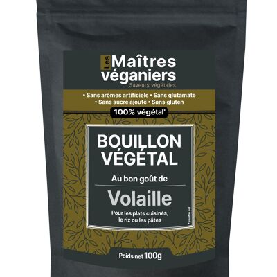 Bouillon végétal - Volaille - Sachet 100g