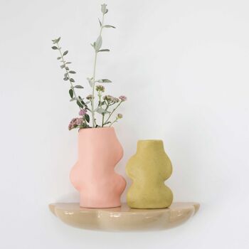 Vase en Céramique Fluxo - Petit Vert Pistache 5