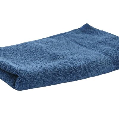 COTTON TOWEL 30X50X1 600GSM TOILET NAVY BLUE TX200353