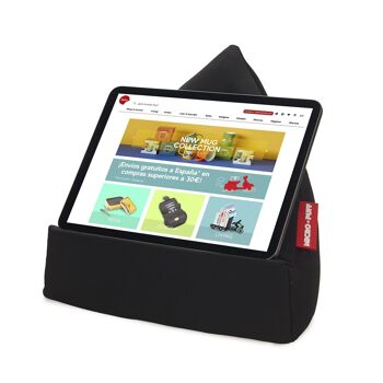 Support pour tablette, Micro Puff, noir, polyester / coton 3