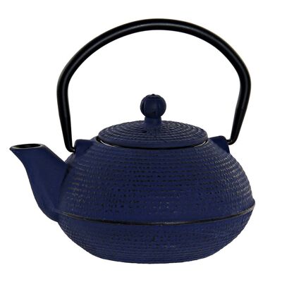 CAST IRON TEAPOT 15.3X12.9X15 500 ML, BLUE SM172752