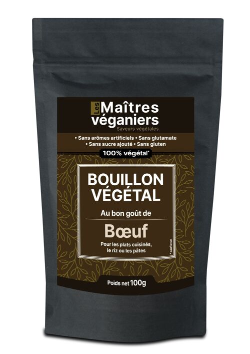 Bouillon végétal - Bœuf - Sachet 100g