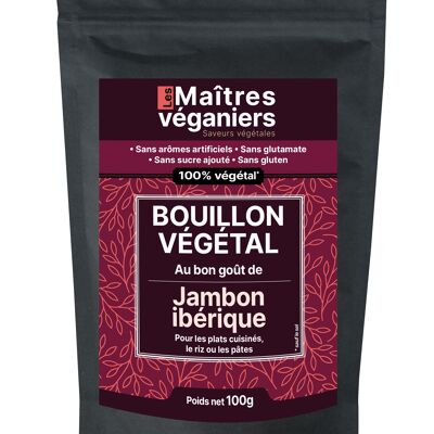 Vegetable broth - Iberian ham - 100g bag