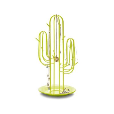 Porte-bijoux, Cactus, vert, métal