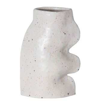 Vase en Céramique Fluxo - Grand Blanc 1