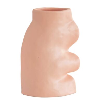 Fluxo Keramikvase – groß, rosa