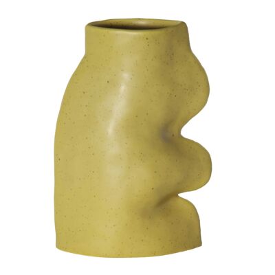 Jarrón de cerámica Fluxo - Grande verde pistacho