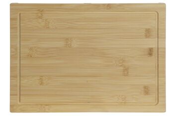 PLANCHE A DECOUPER SET 3 BAMBOU 35X25X3 16X24X1 NATUREL PC207693 5