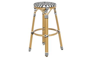 TABOURET MÉTAL 39,5X39,5X74,5 EXTÉRIEUR MB209269 1