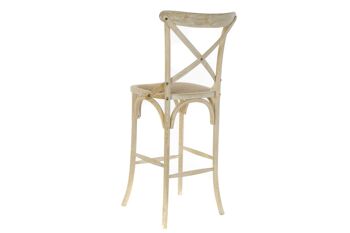 TABOURET EN RATAN ORME 48X55X116 GRILLE VIEILLI MB162625 6