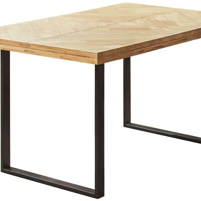 SPIKE FIXED DINING TABLE 150 x 90 CM NORDISH / BLACK. OK1366