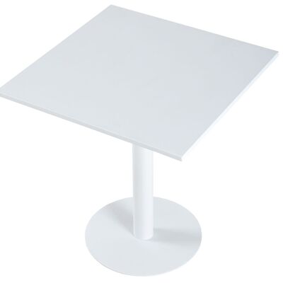 GELATO SQUARE TABLE 70 x 70 CM WHITE. OK1416