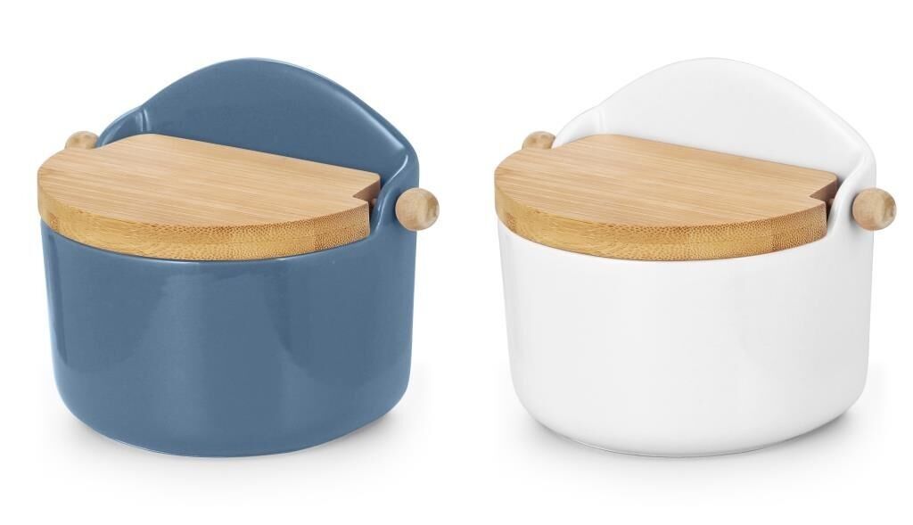 SALZSTREUER DOLOMITE BAMBUS 15X9,5X11,5 2 SORTIERT. PC205330