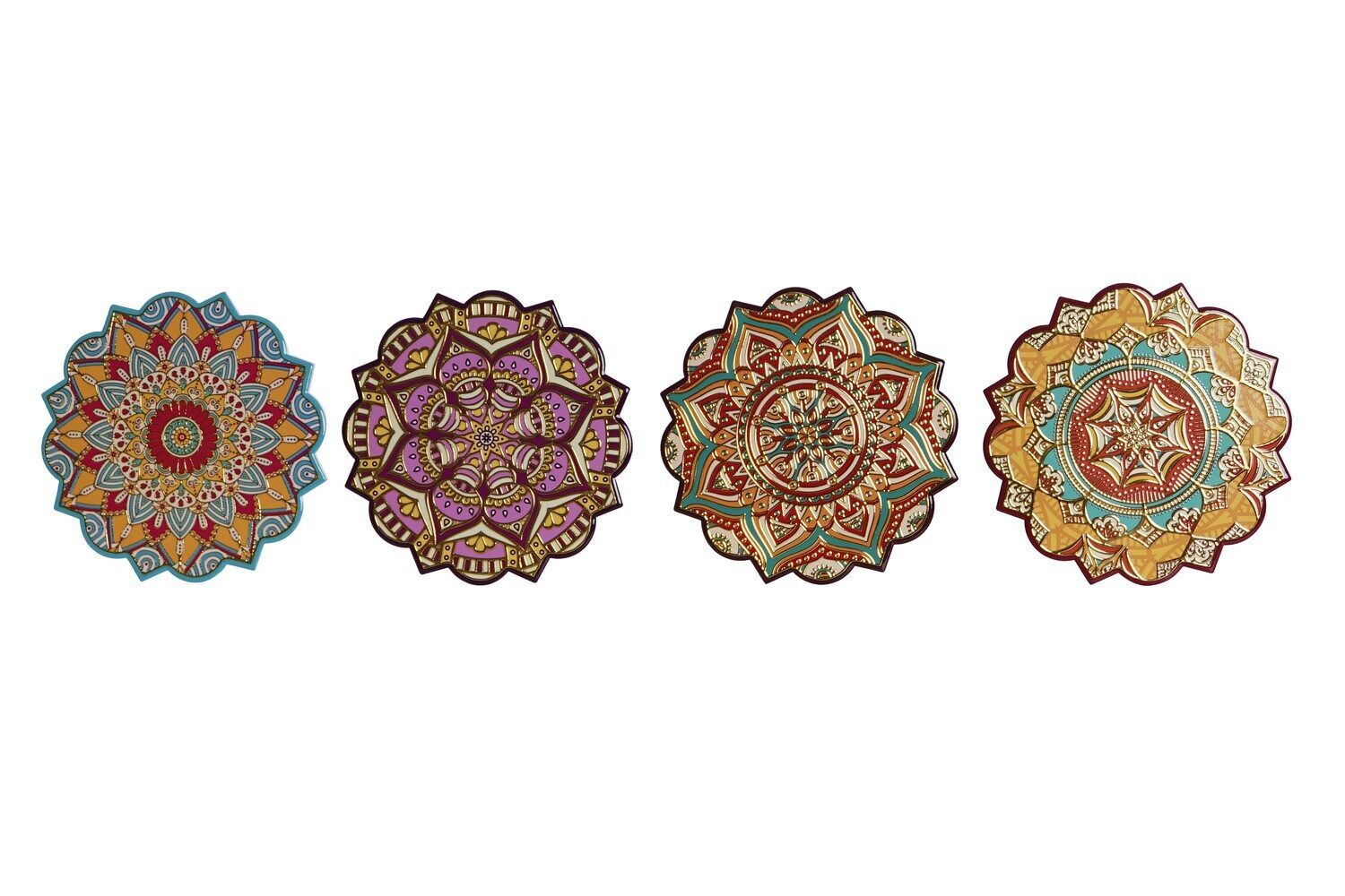 DOLOMITE TABLEWARE 20X20X1 MANDALA 4 SURT. PC209790