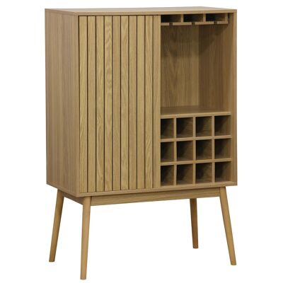 TREND BOTTLE RACK CONSOLE 80 x 40 CM ASH SHEET. OK1475