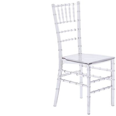 TIFFANY TRANSPARENT POLYCARBONATE DINING CHAIR OK1480
