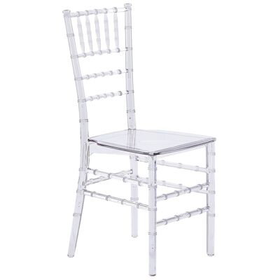 TIFFANY TRANSPARENT POLYCARBONATE DINING CHAIR OK1480