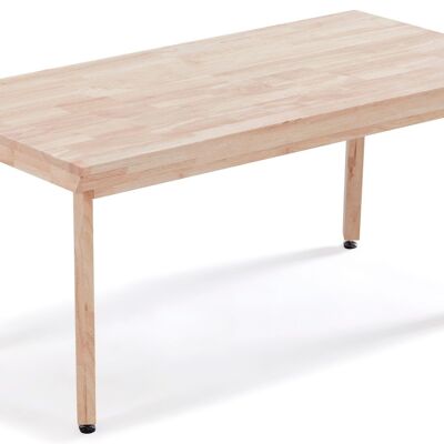 TABLE BASSE ÉLEVABLE EN BOIS DE GENOVA 120 x 60 CM NORDIQUE. OK1511