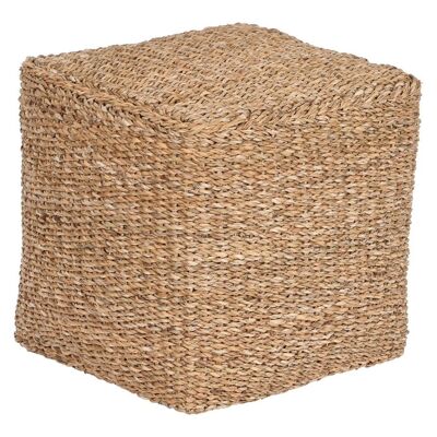 SEAGRASS COTTON FOOTREST 40X40X40 NATURAL MB210269