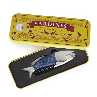 Corkscrew, Sardines, can