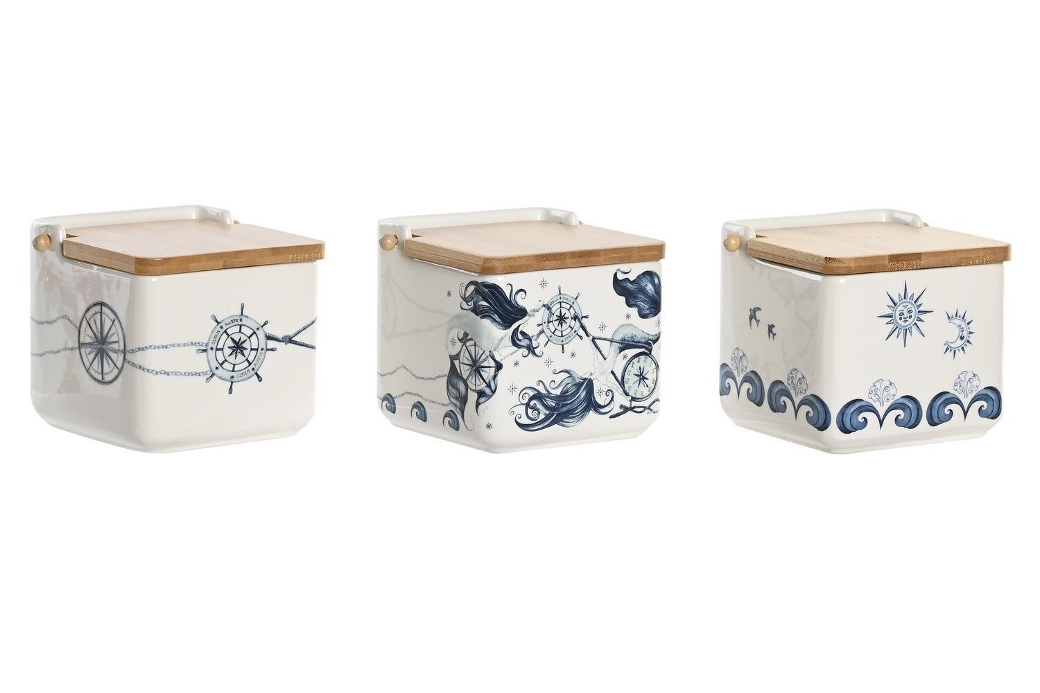 SALERA DOLOMITE BAMBOO 12,5X12,5X12 750ML 3 ASSORTIMENTI. PC204165