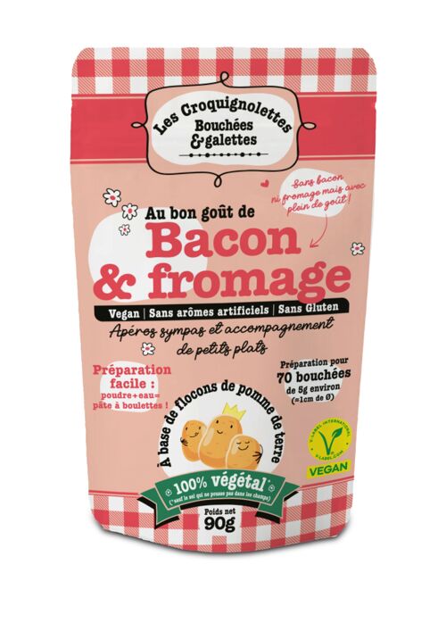 Croquignolettes - Bacon & Fromage - Sachet 90g