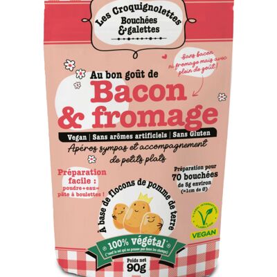 Croquignolettes - Bacon & Fromage - Sachet 90g