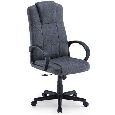 SILLA DE DESPACHO MODELO HENRY TEJIDO GRIS OK1554