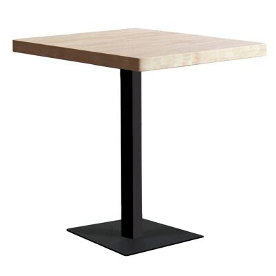 MESA MOSS 60 X 60 CM ROBLE NORDISH / NEGRO. OK1562