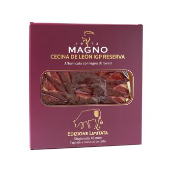 Cecina de León IGP, âgée de 18 mois, tranchée à la main au couteau - 80 gr 1