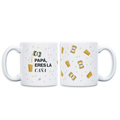 Mug "Papa, tu es la canne"