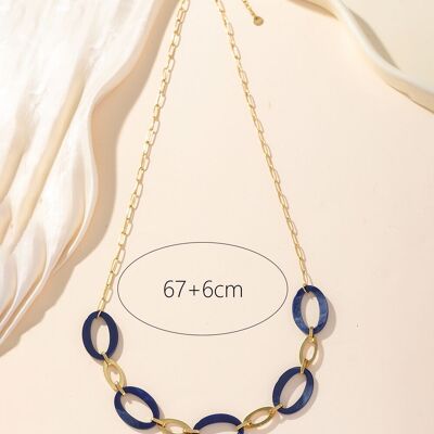 Steel Long Necklace 24CCA015