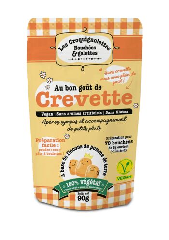 Croquignolettes - Crevette - Sachet 90g