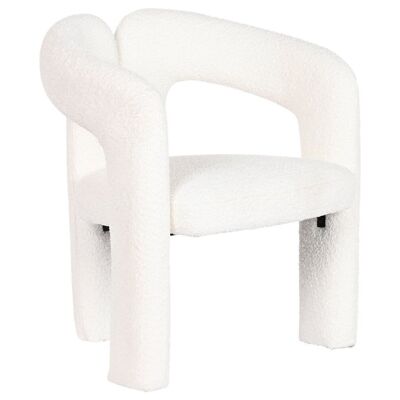 SEDIA METALLO POLIESTERE 67X67X77 BIANCO LOOP MB212037