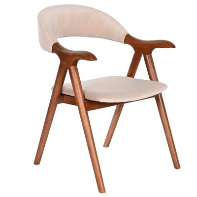 OLMO POLYESTER CHAIR 56X54X81 BROWN MB207625