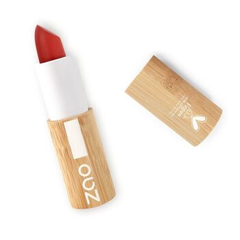 Rouge à lèvres audacieux 420 The Red - Rechargeable & vegan - 90% naturel 4