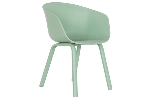 Silla Pp Metal 60X52X78 Verde Menta MB202799