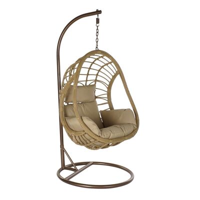 HANGING ARMCHAIR SYNTHETIC RATTAN 90X70X110 120kg, m MB190167
