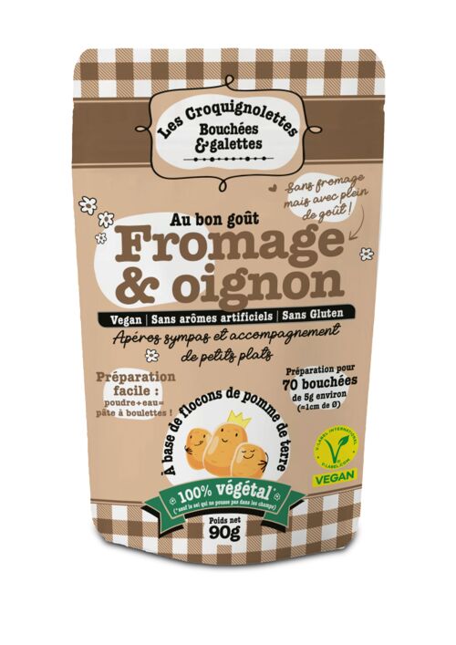 Croquignolettes - Fromage & Oignons - Sachet 90g