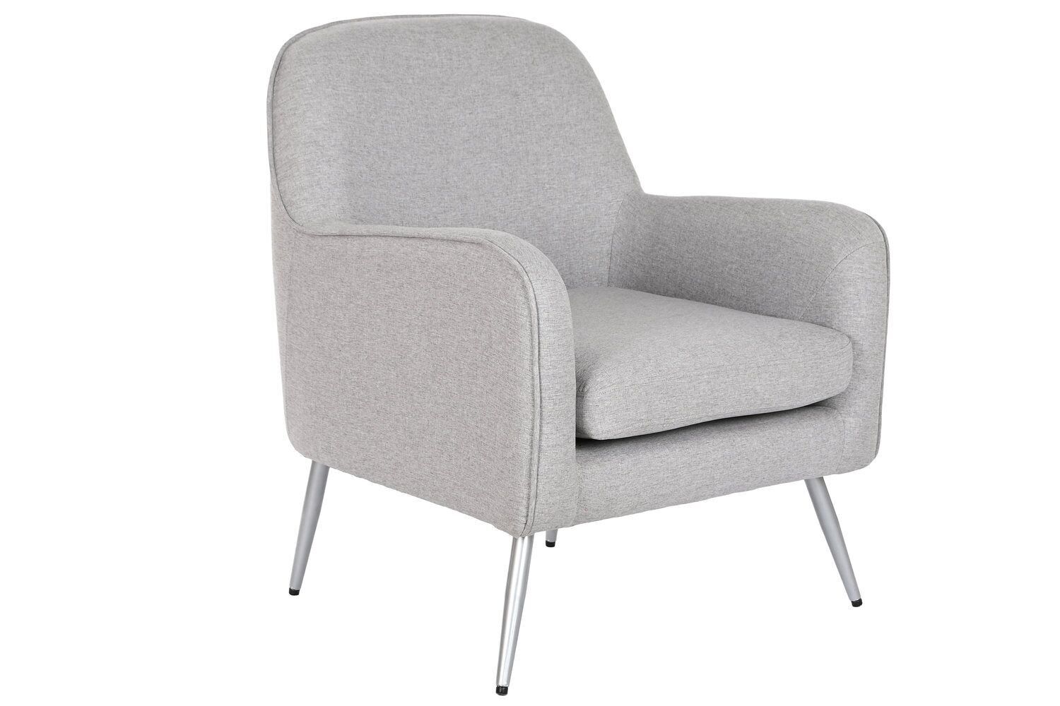 POLYESTER ARMCHAIR 71X68X81 GRAY MB210586