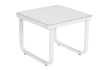 Ensemble de canapés 5 acier polycarbonate 128x69x79 blanc MB211160 3